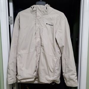 Columbia Men's Interchange Hooded Jacket System XL - Beige